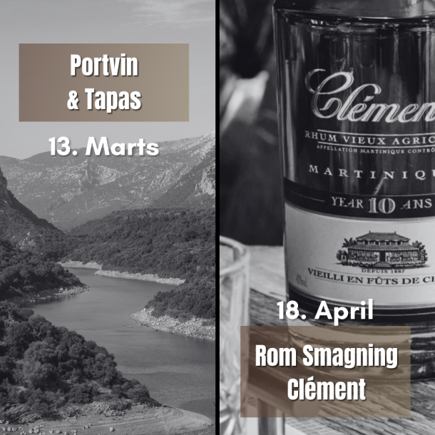 Rom &amp; Portvin Smagning 
