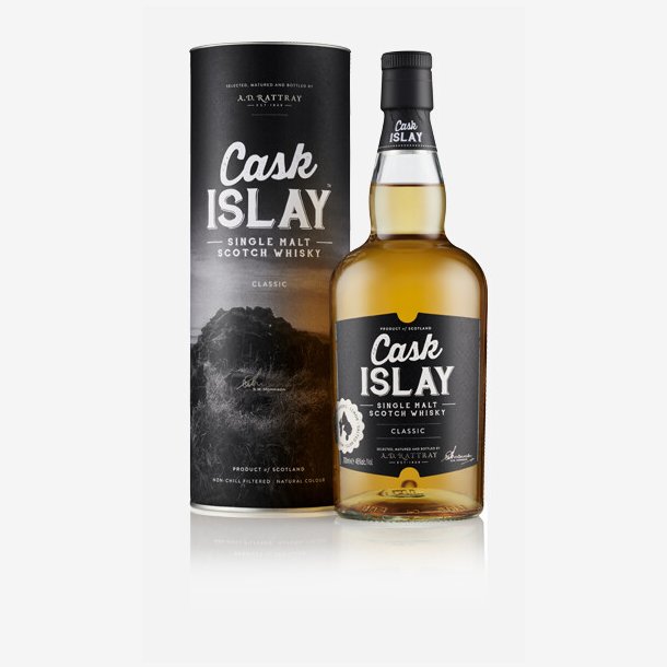 A. D. Rattray Cask Islay Single Malt Whisky 46% 70 cl.