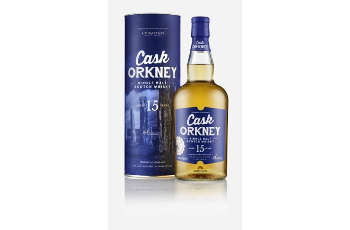 A. D. Rattray Cask Orkney 15 Years Old Single Malt Whisky 46% 70 cl.