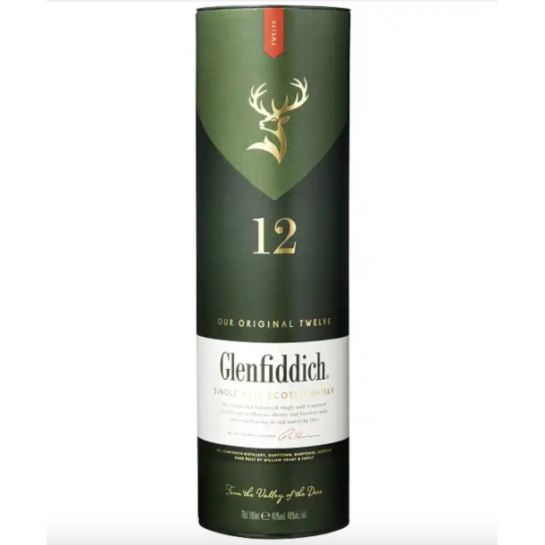 Glenfiddich 12 års 70cl