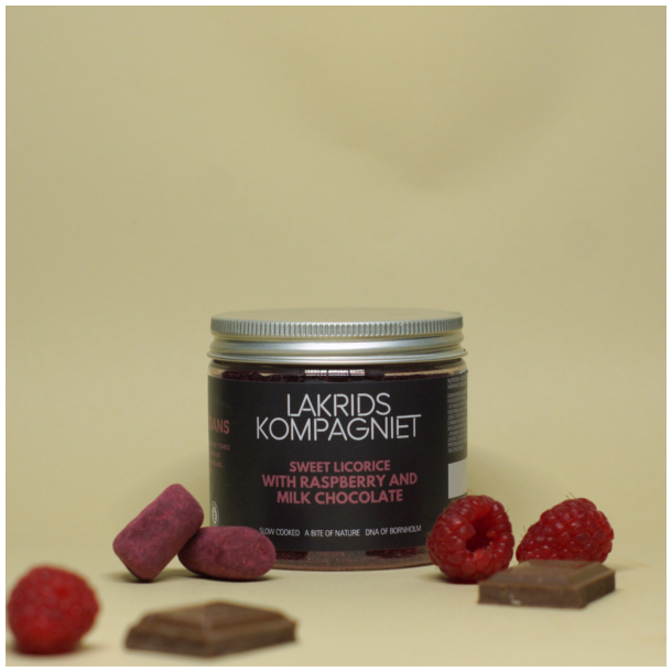 Sweet Licorice W Raspberry 130g - Lakrids Kompagniet