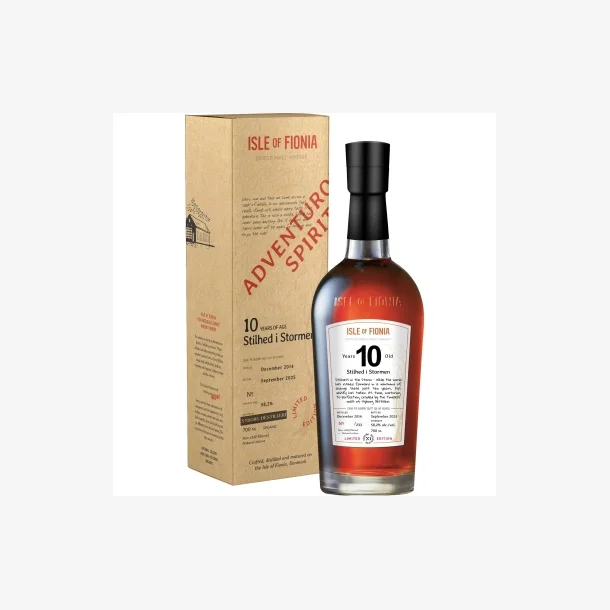 Nyborg Destilleri  STILHED I STORMEN 10 Years Old Single Malt 58,2% 70 cl.