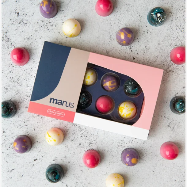 Marus Chocolatier, Delights 8 stk. 110g