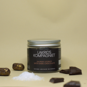Salmiak Licorice W Dark Chocolate 130g - Lakrids Kompagniet