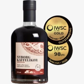 Nyborg Destilleri Kaffelik�r 23% 70 cl.