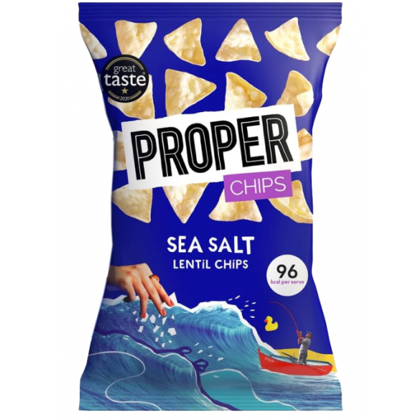 Proper Chips Sea Salt Lentil Chips 85g