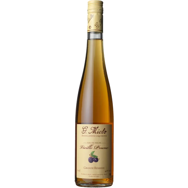 G. Miclo Distillateur, Vieilles Prune Grande Reserve 70cl.
