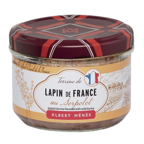 Albert M�n�s Terrine de Lapin de France (Pat� m/kanin) og vild timian 180g