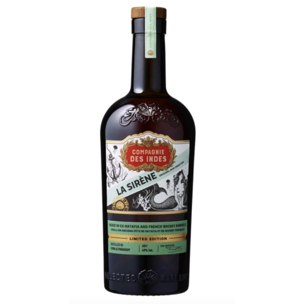 CDI La Sirene - Rum from Cuba &amp; Paraguay - Limited Edition 70cl 