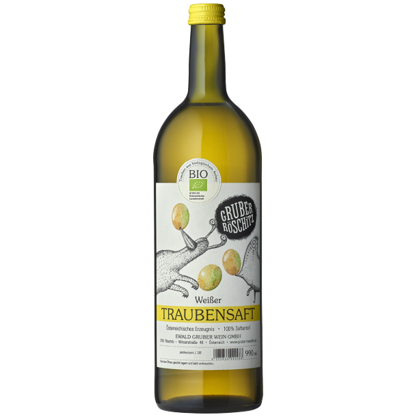 Traubensaft Weisser 1L, Gruber Röschitz ØKO